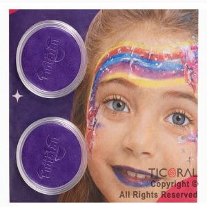 MAQUILLAJE ARTISTICO VIOLETA VIOLETA (2 - 4 GR) (PACK X 3 BLISTERS)